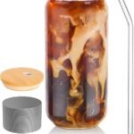 BEWAVE 16oz Can Shaped Drinking Glass - Insulated & Stylish!