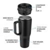 EALGRO 40 oz Insulated Tumbler with Handle & Straw