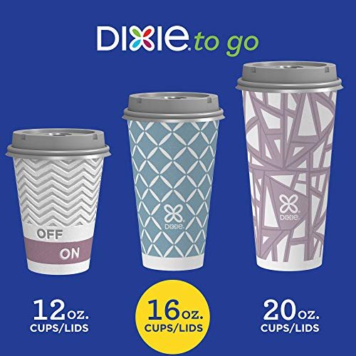 Eco-Friendly Dixie To Go 16 Oz Coffee Cups, 132 Count