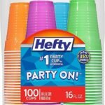Hefty Party On Assorted Cups, 16oz, 100 Count