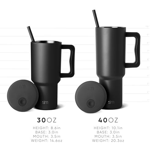 Simple Modern 40oz Insulated Tumbler: Travel-Friendly & Stylish