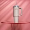 Stanley Quencher H2.0: Rose Quartz Insulated Tumbler